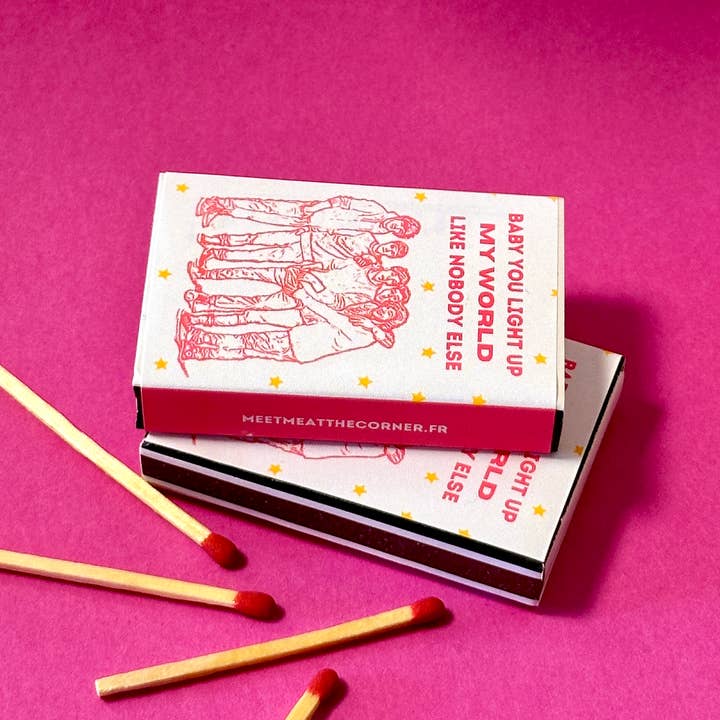 Meet me at the corner - Venta al por mayor Cerillas - Caja de cerillas One Direction 'Baby You Light Up My World'1