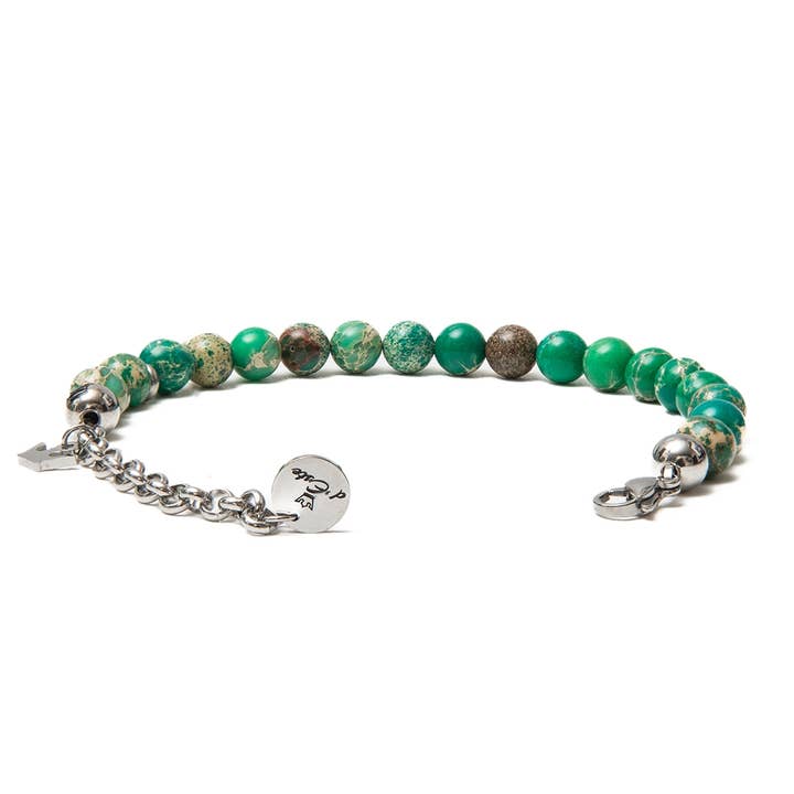 Green Agate Bracelet 8Mm for wholesale by d'Este