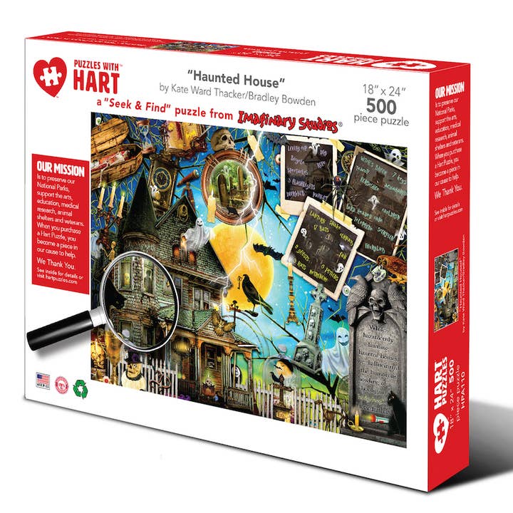 Das Geisterhaus von Kate Ward Thacker und Bradley Bowden für den Großhandel von Hart Puzzles