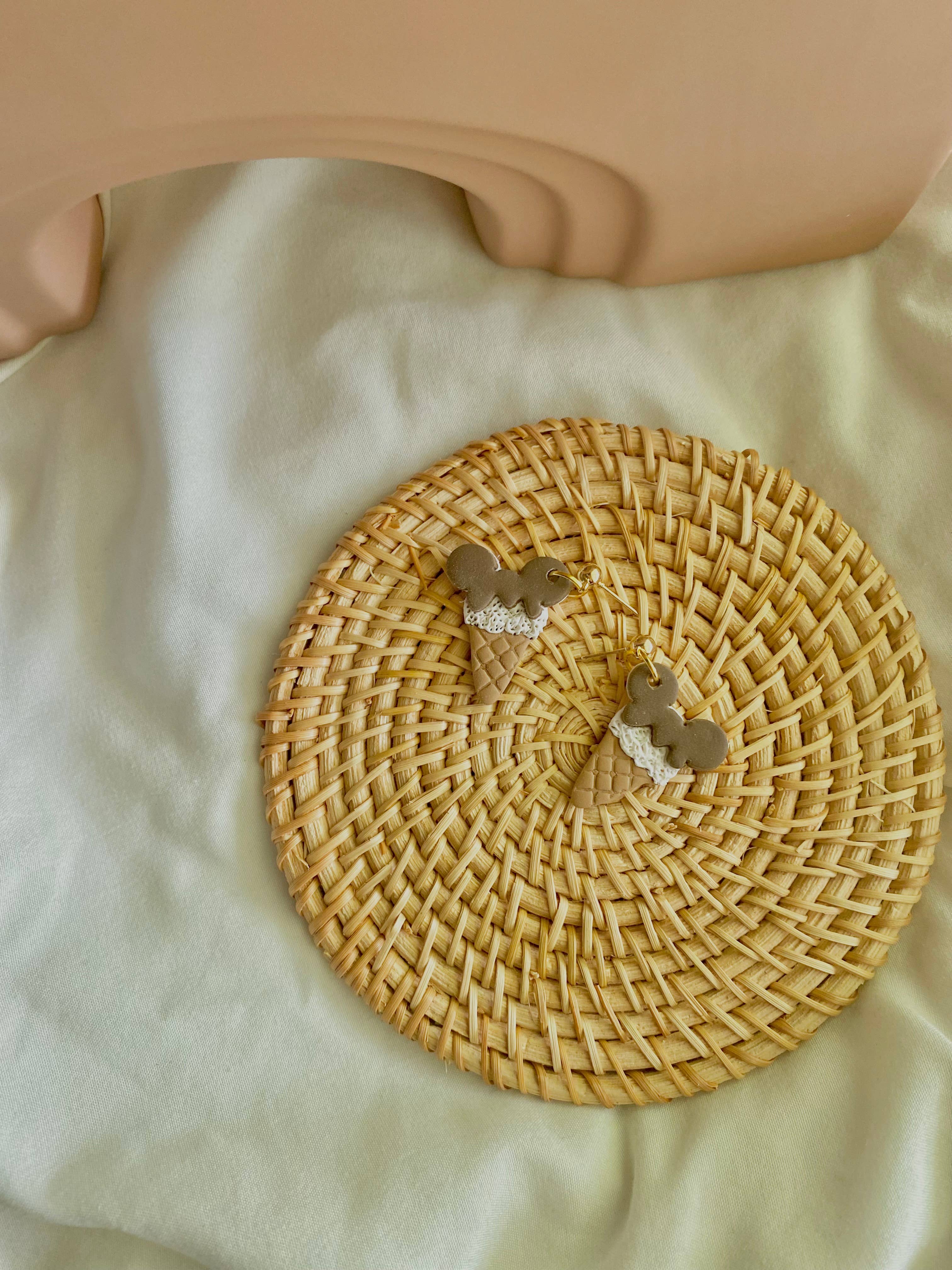 Terra Made - Wholesale Dangle Earrings - mickey ears ice cream cone earrings 2