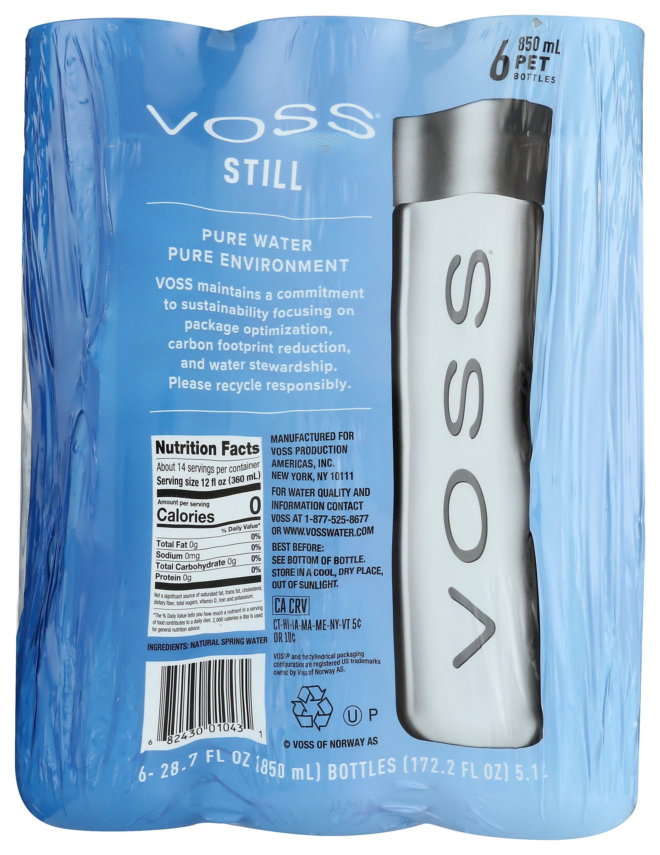 Everyday Supply Co - Wholesale Still Water - VOSS WATER ARTESIAN 6PK - Case of 21