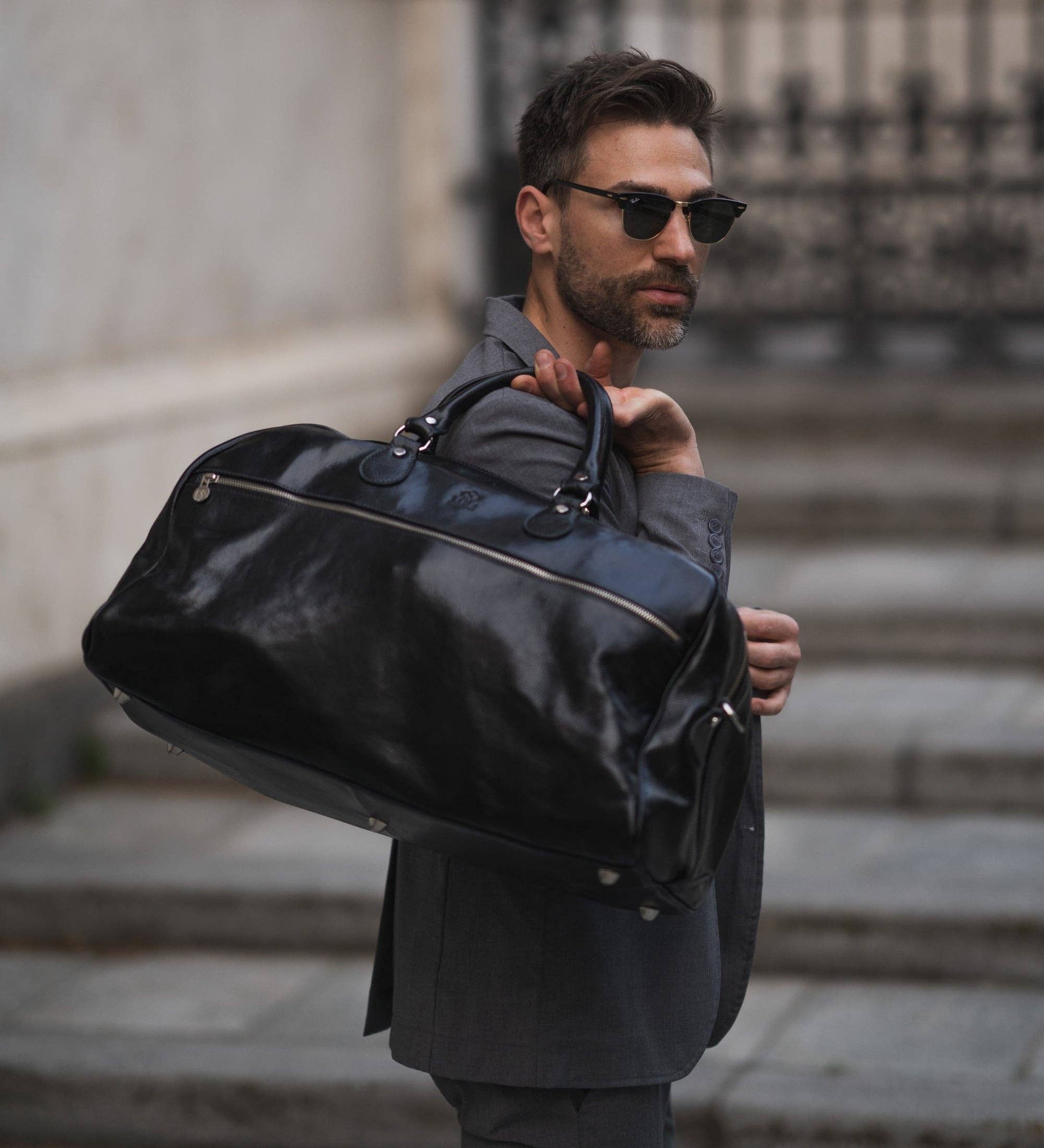 Time Resistance - Wholesale Weekender Bag - Men's - Leather Duffel Bag - Fear and Loathing in Las Vegas12