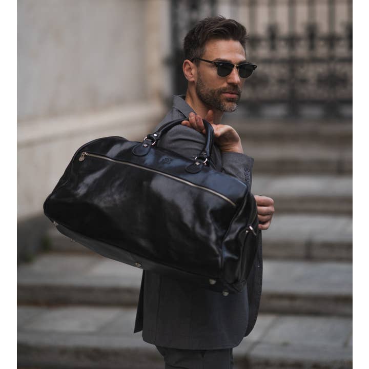 Time Resistance - Wholesale Weekender Bag - Men's - Leather Duffel Bag - Fear and Loathing in Las Vegas12