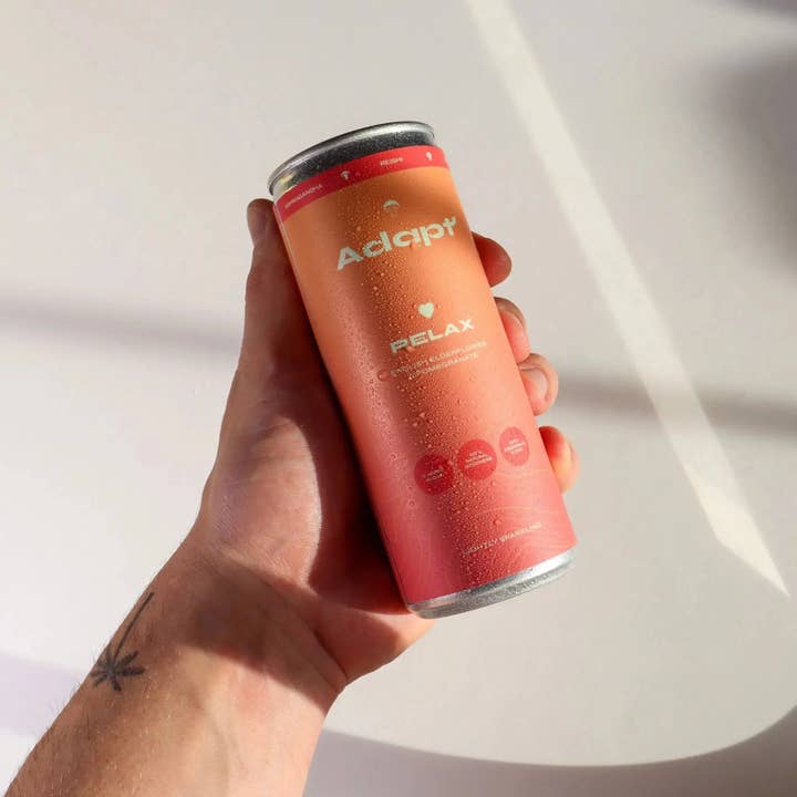 Adapt Drinks - Wholesale Soda/Carbonated Drink - Pomegranate & Elderflower Adaptogen Soda1