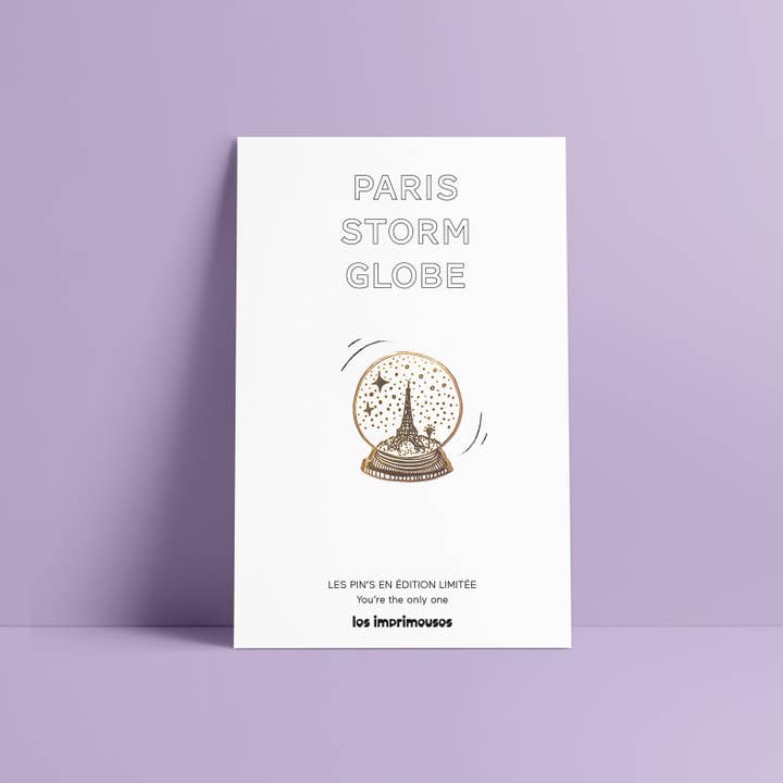 Sneeuwbolspeld Eiffeltoren - Paris Storm Globe – Limited Edition – Les Imprimeuses voor wholesale door LES IMPRIMEUSES