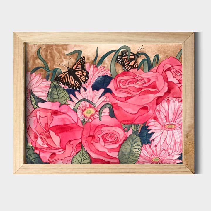 Poissons en pleine floraison pour la vente par Chloe Marie Hourdequin Designs