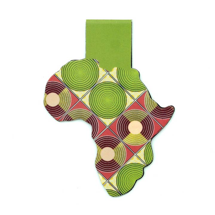 Magnetic Bookmark - African Print (Discs) for wholesale by Pounded Yam Productions
