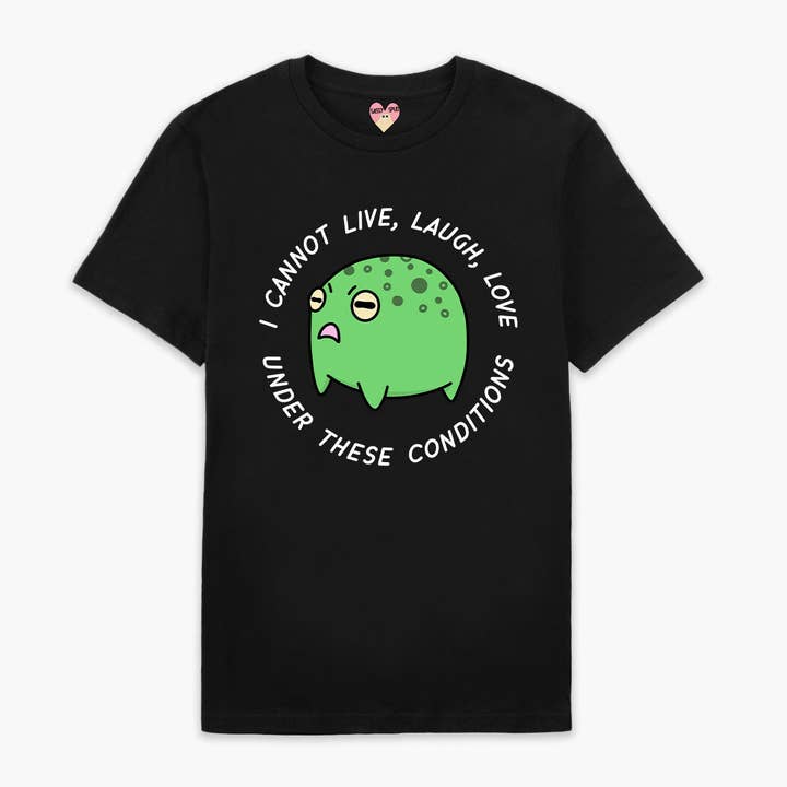 Voll bedrucktes T-Shirt "Wütender Frosch" (Unisex) für den Großhandel von SassySpud