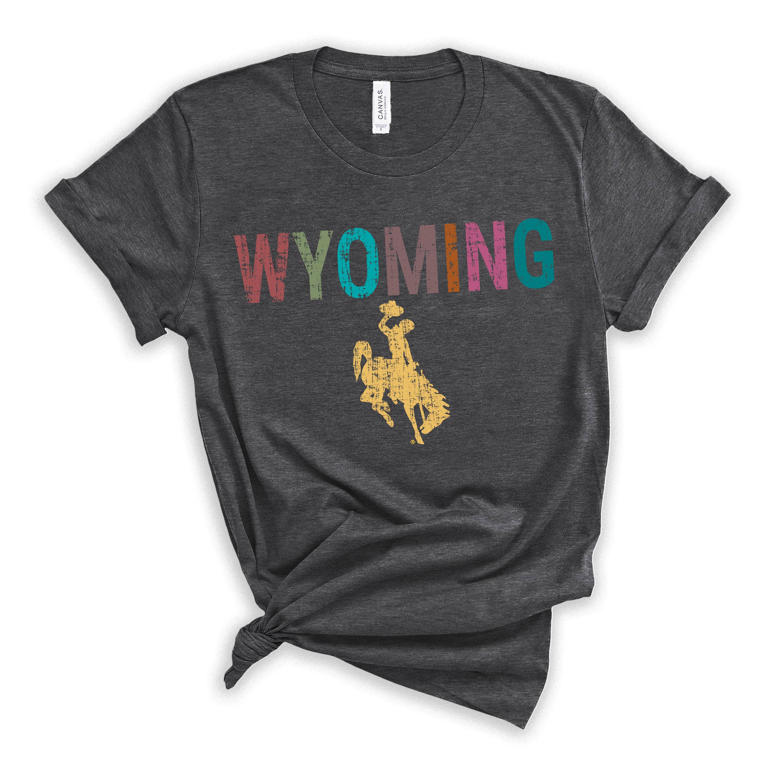 This Joyful Home - Wholesale T-Shirt (Graphic) - Women's - Distressed Wyoming T-Shirt5