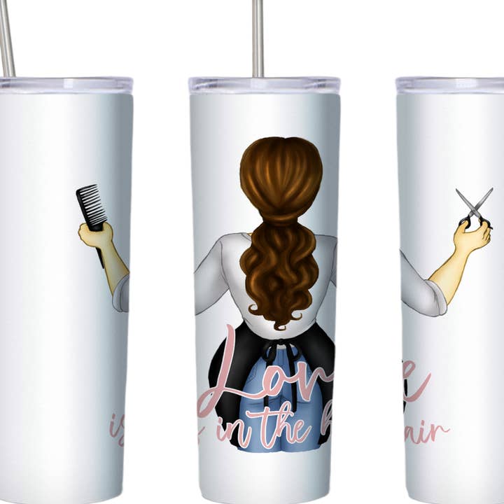 Auburn kærlighed er i håret 20 Oz Tumbler for engroshandel hos Perfectly Diverse Trendz, LLC