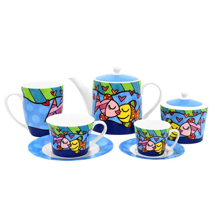 BRITTO® - Wholesale Coffee/Tea Cup - BRITTO® ESPRESSO COFFEE CUP & SAUCER - Deeply in Love5