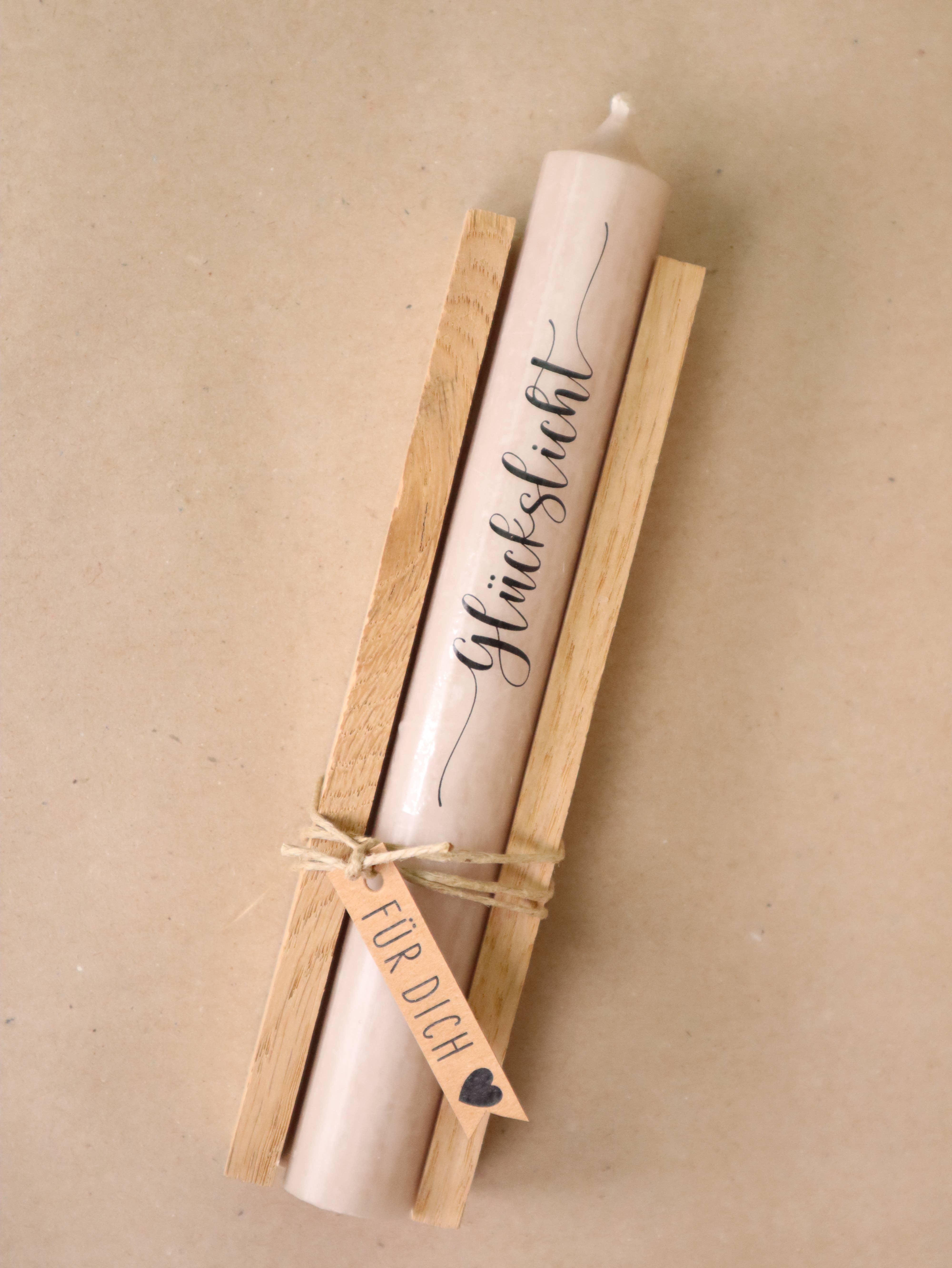 isaMi - Wholesale Tapered Candle/Candlestick - “Glückslicht” candle - best seller gift | women4