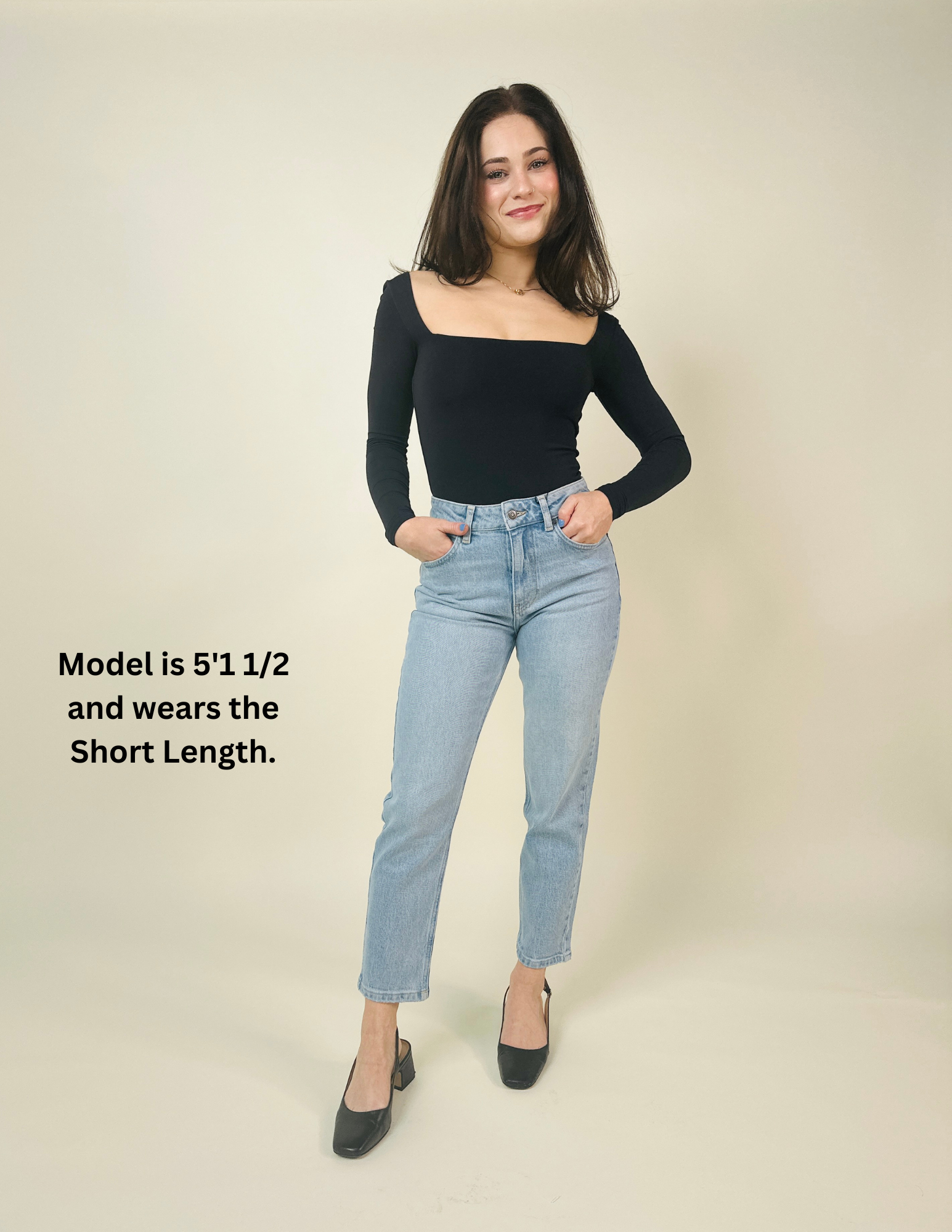 Short Girl Jean - Wholesale Jeans - Women's - The Cici Jean petite 24/26 inseam2