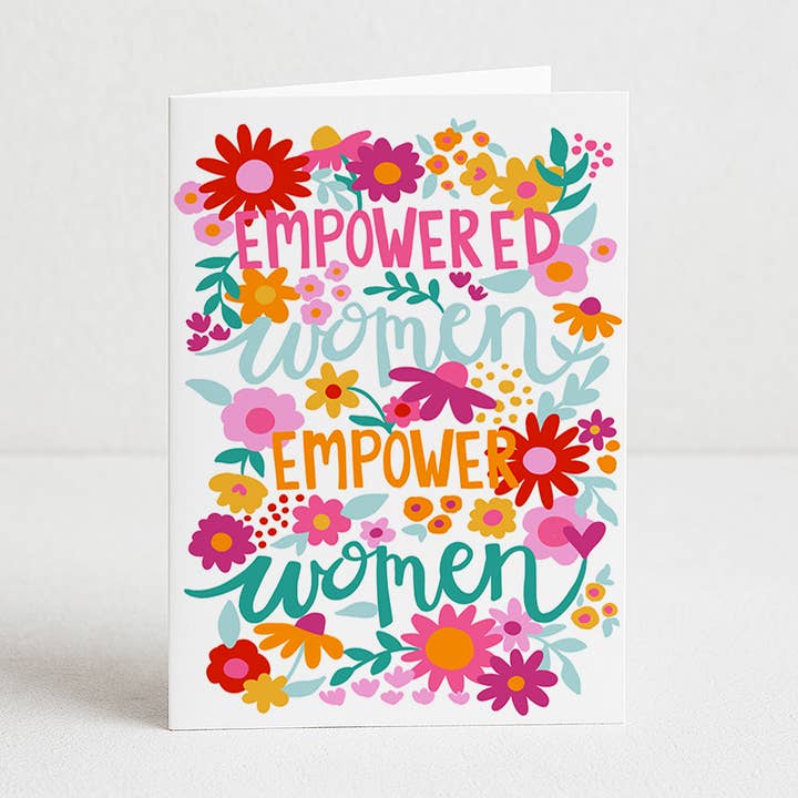Empowerment Card – Empowered Women Empower Women for wholesale by Iris + Sea