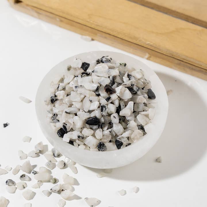 Soothing Crystals - Vendita all'ingrosso Pietra/cristallo spirituale - 100g Frammenti di Pietre Curative | Pietra di Luna Arcobaleno | Frammenti Grezzi7