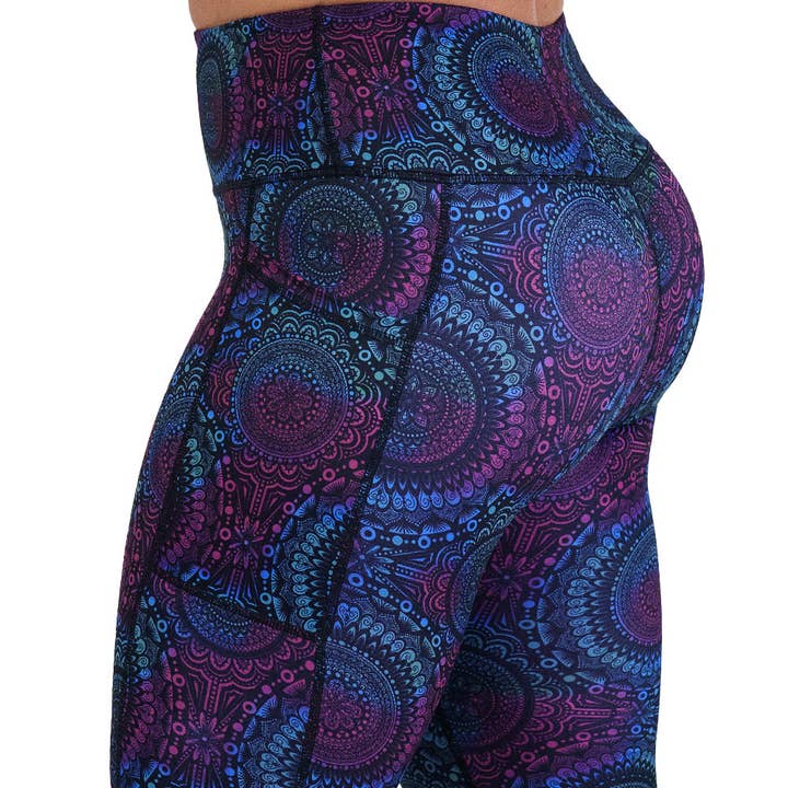 Midnight Mandala Leggings for wholesale by Constantly Varied Gear