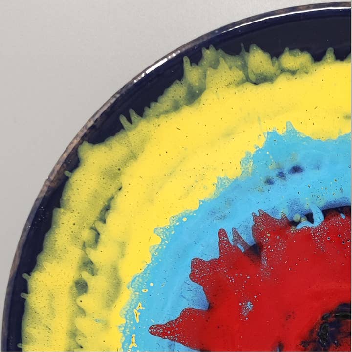 MadInteriorArt – Engroshandel Pyntetallerken/skål – 1970'erne Gorgeous Dekorative Plated eller Centerpiece af Frumento5