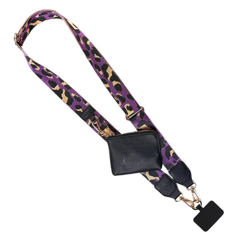 Save The Girls - Wholesale Bag Strap - Women's - Clip & Go Strap with Pouch - Leopard Collection14
