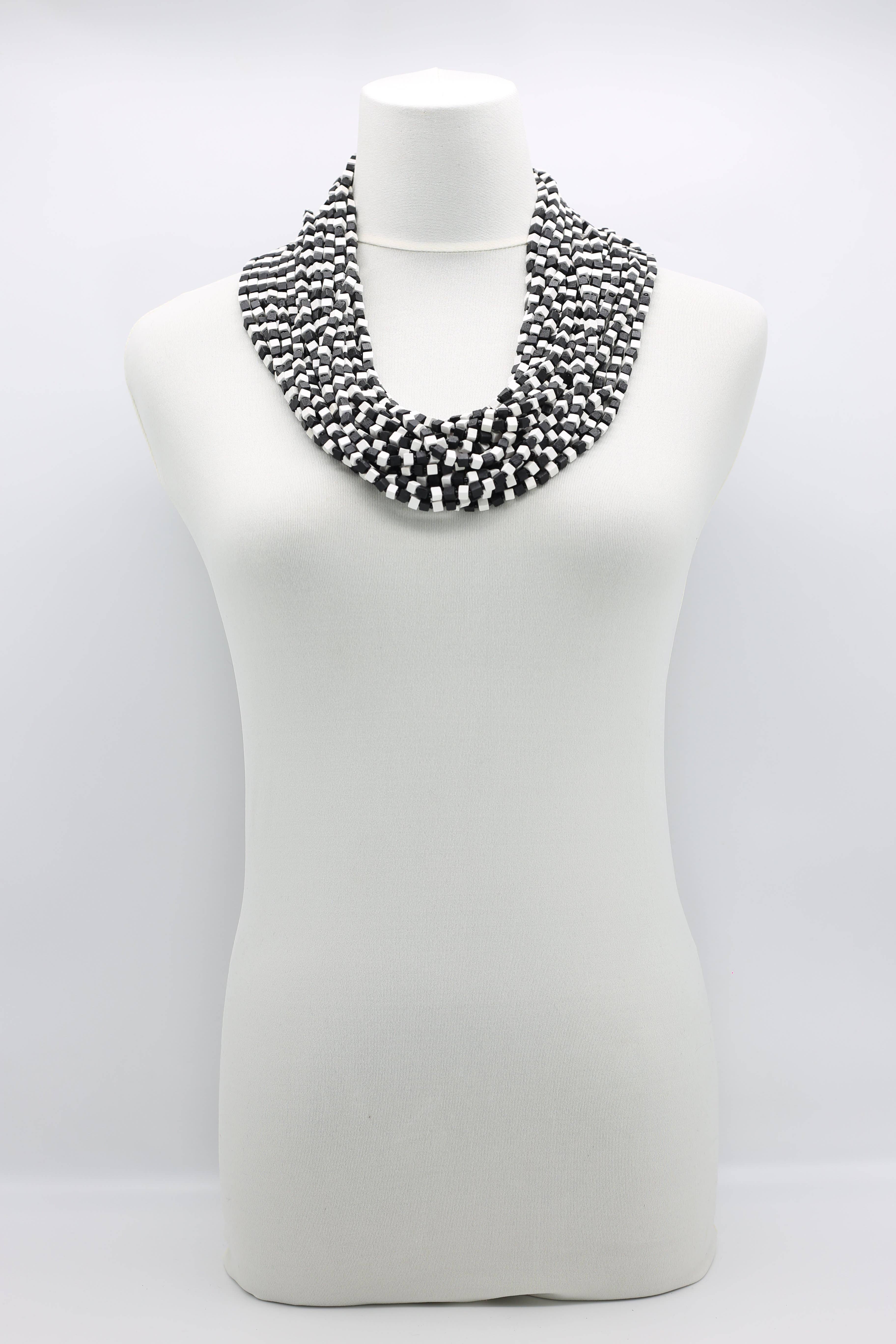 Jianhui London – Engroshandel Perlehalskæde – Den næste Pashmina halskæde Træperler - Mosaic Art47