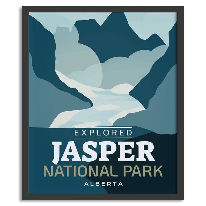 Jasper National Park ”utforskad” affisch för wholesale av Canada Untamed