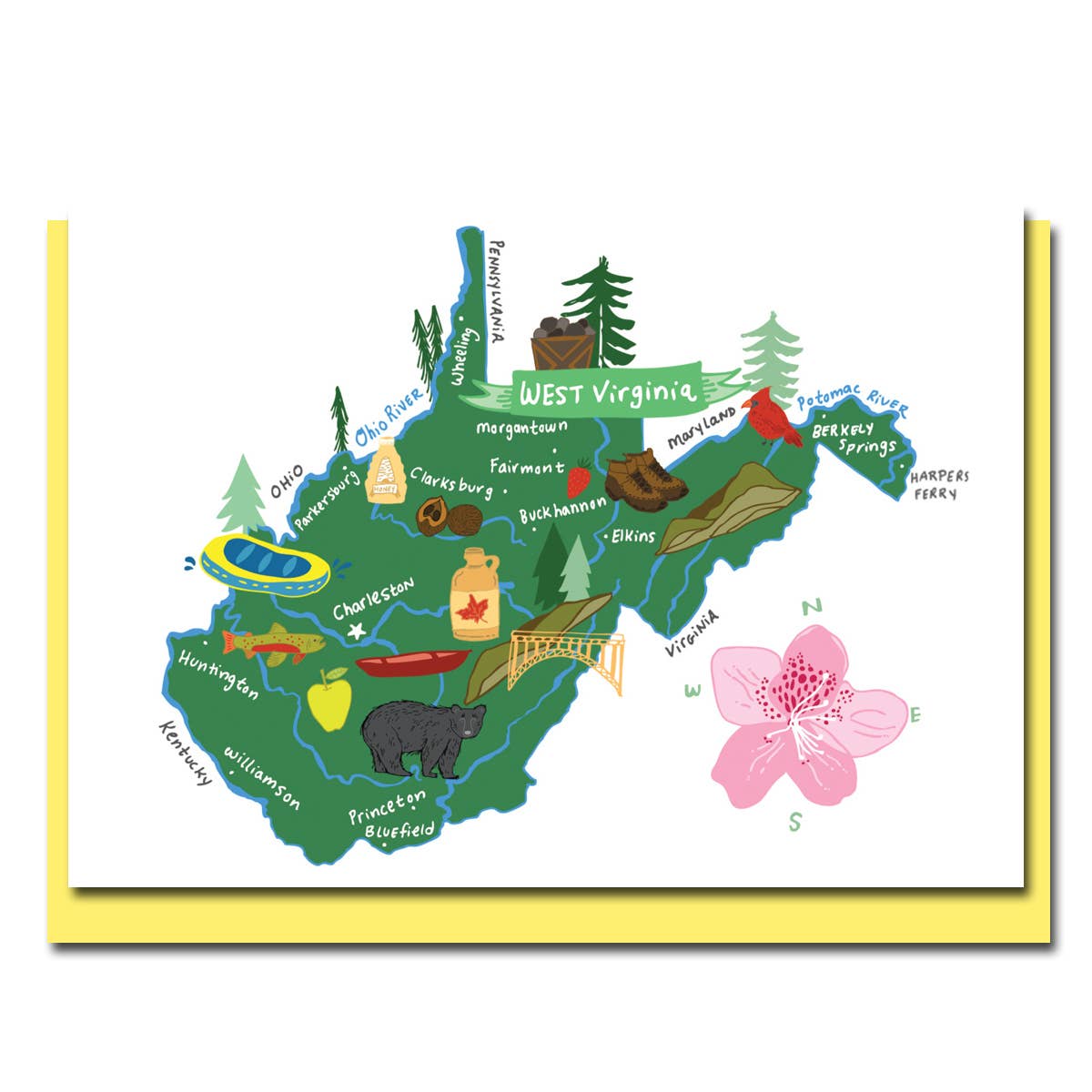 Allport Editions – wholesale Vardagliga hälsningskort – Hej USA Card Series - ALLA 50 STATER HÄR!49