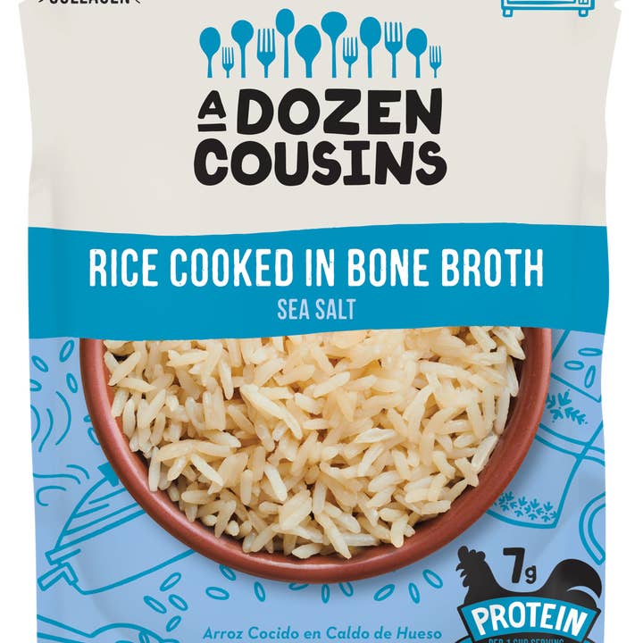 A Dozen Cousins - Wholesale Rice - 8 oz Sea Salt Bone Broth Rice