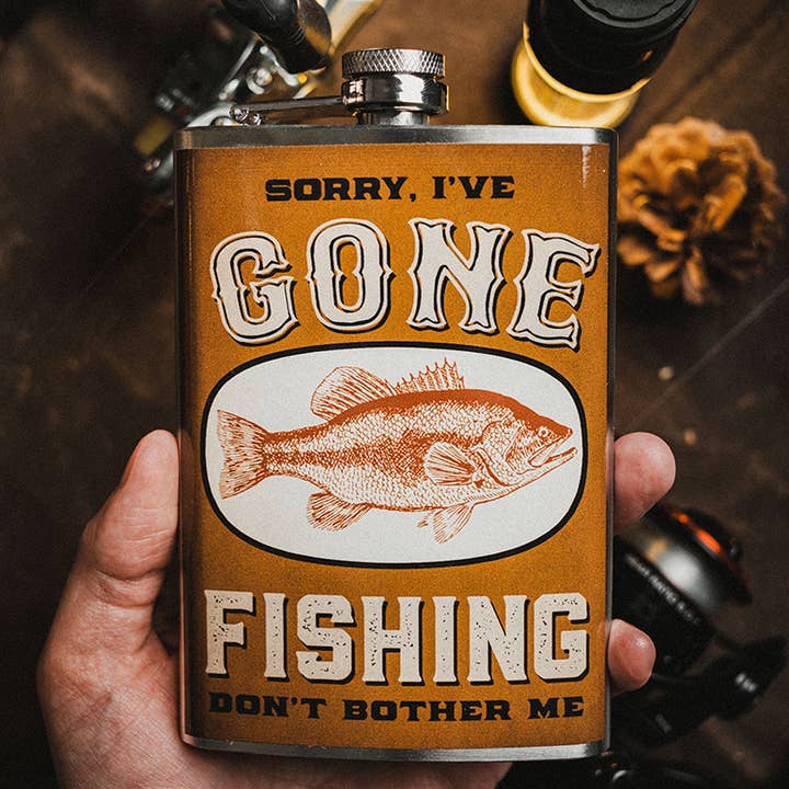 Lucky Jack - Wholesale Flask - Flask - Gone Fishing3