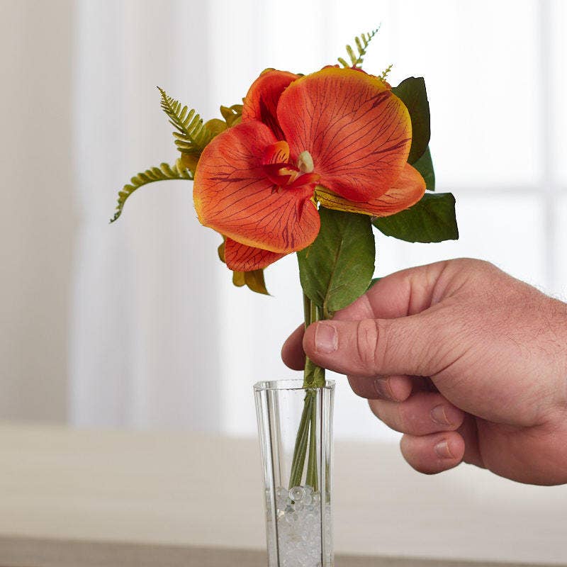Factory Direct Craft - Vente Plantes artificielles - Bouquet d'orchidées tropicales artificielles de 8 pouces2
