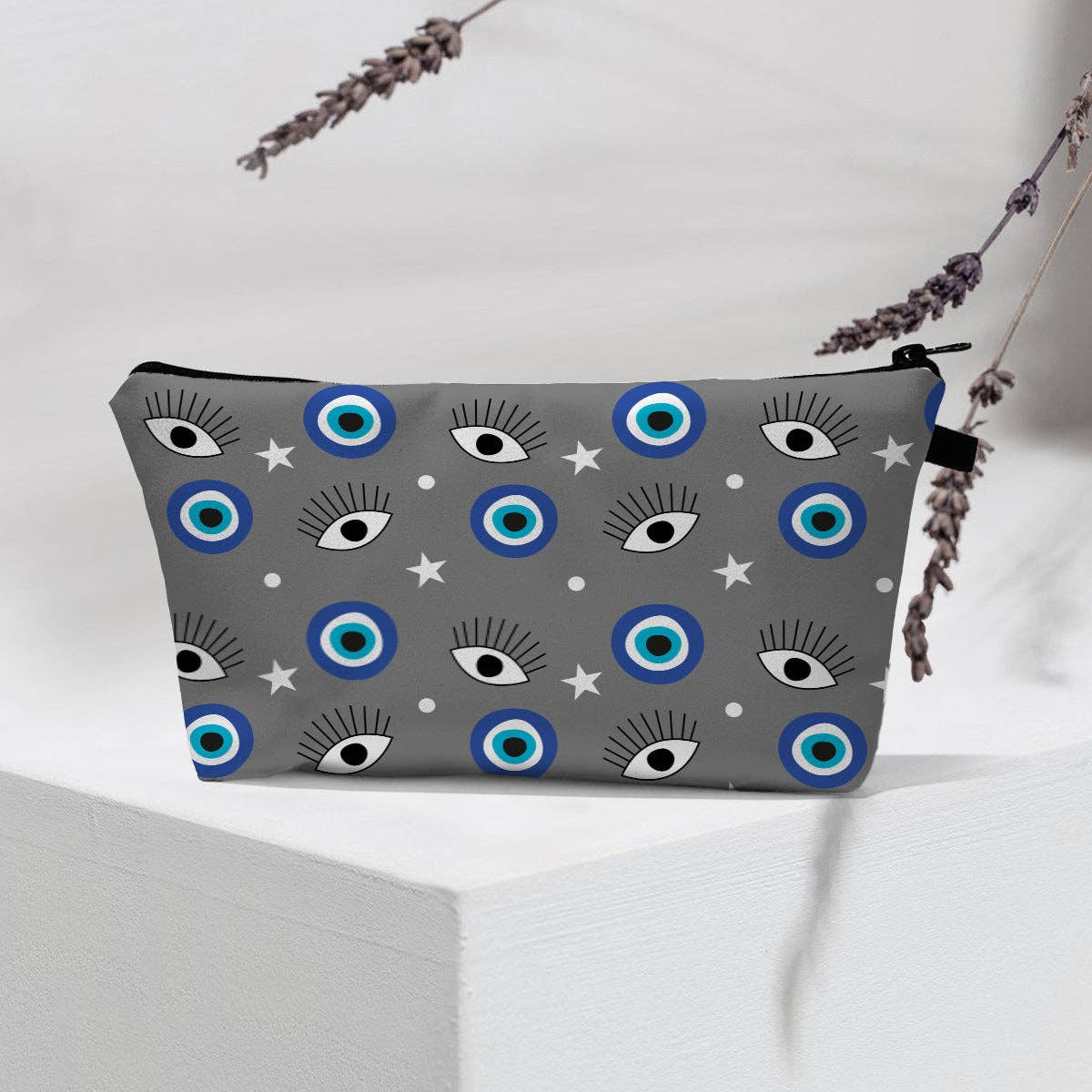 pinkblu02 - Wholesale Make-up tas/toilettas - Damesmode Boze Oog Draagbare Cosmetica Tas19