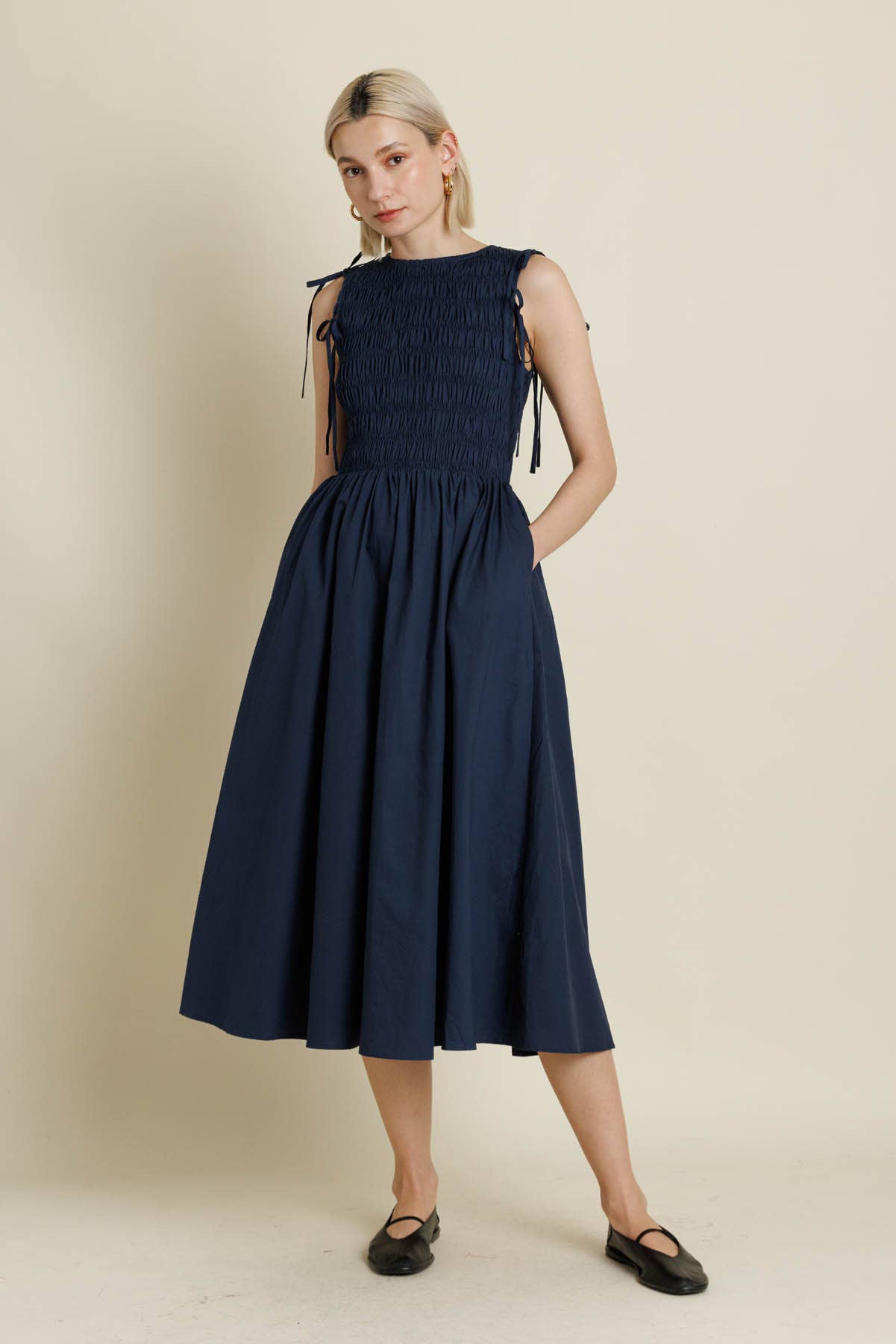 Aureum - Wholesale Dress - Women's - AD2157 - DETACHABLE SLV MIDI DRESS9