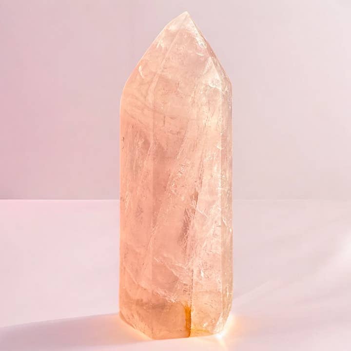 Spiritual and Aligned - Wholesale Spiritual Stone/Crystal - Rose Quartz Tower3
