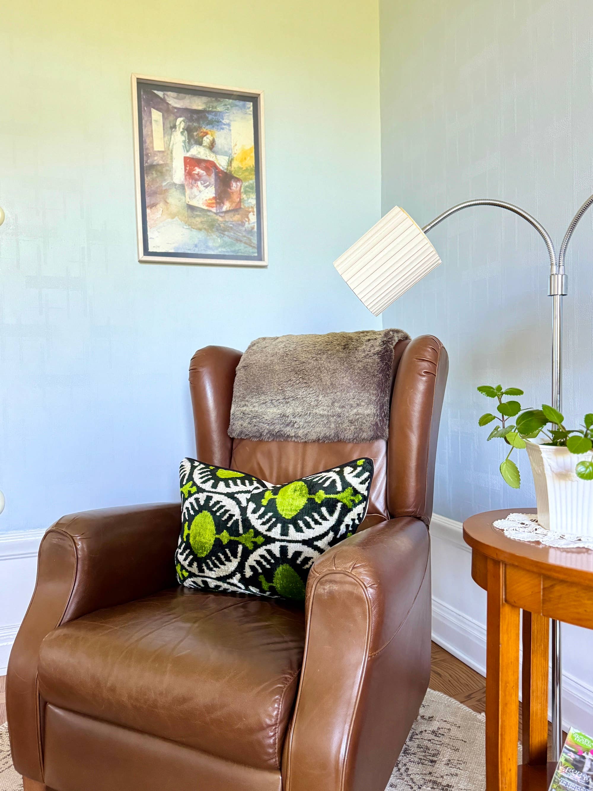 Mila∞Miro by Emelie - Venta al por mayor Funda de cojín - Cojín Velvet Ikat Pistacho | Almohada Velvet Ikat Pistacho4