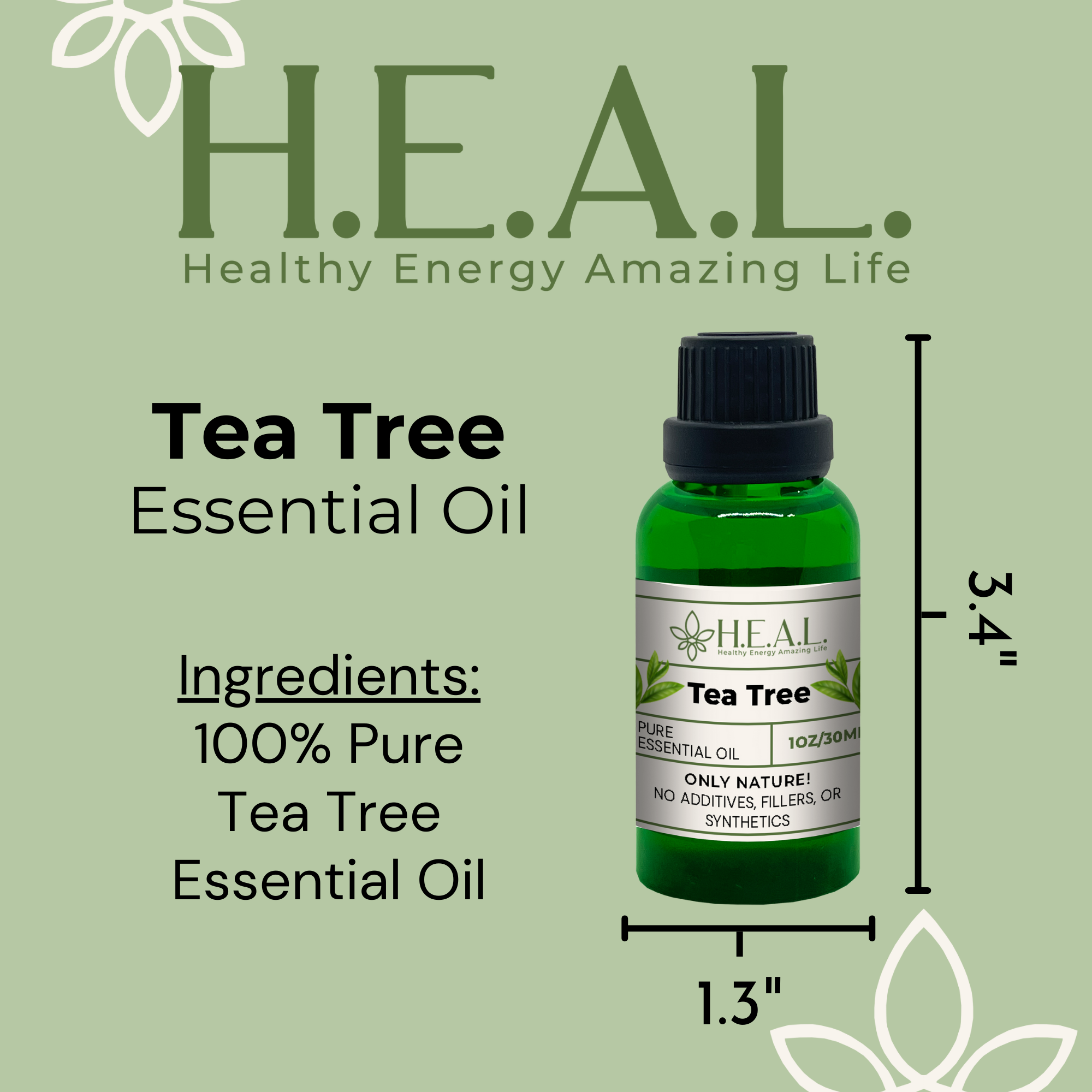 Healthy Energy Amazing Life - Wholesale Essential Oil - H.E.A.L.'s Essential Oils - Tea Tree8