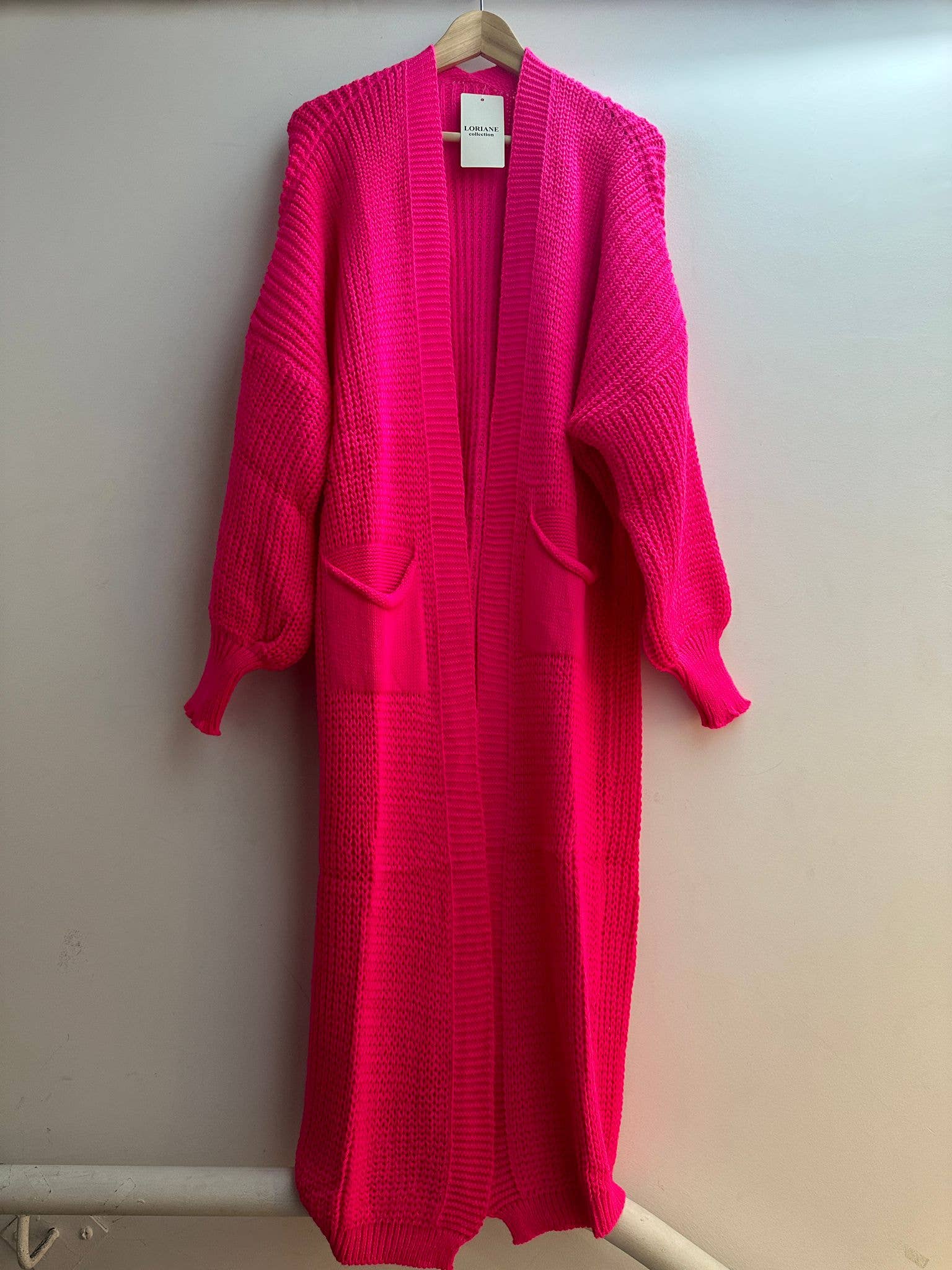 LORIANE - Wholesale Cardigan - Women's - 2268 Long knitted cardigan22