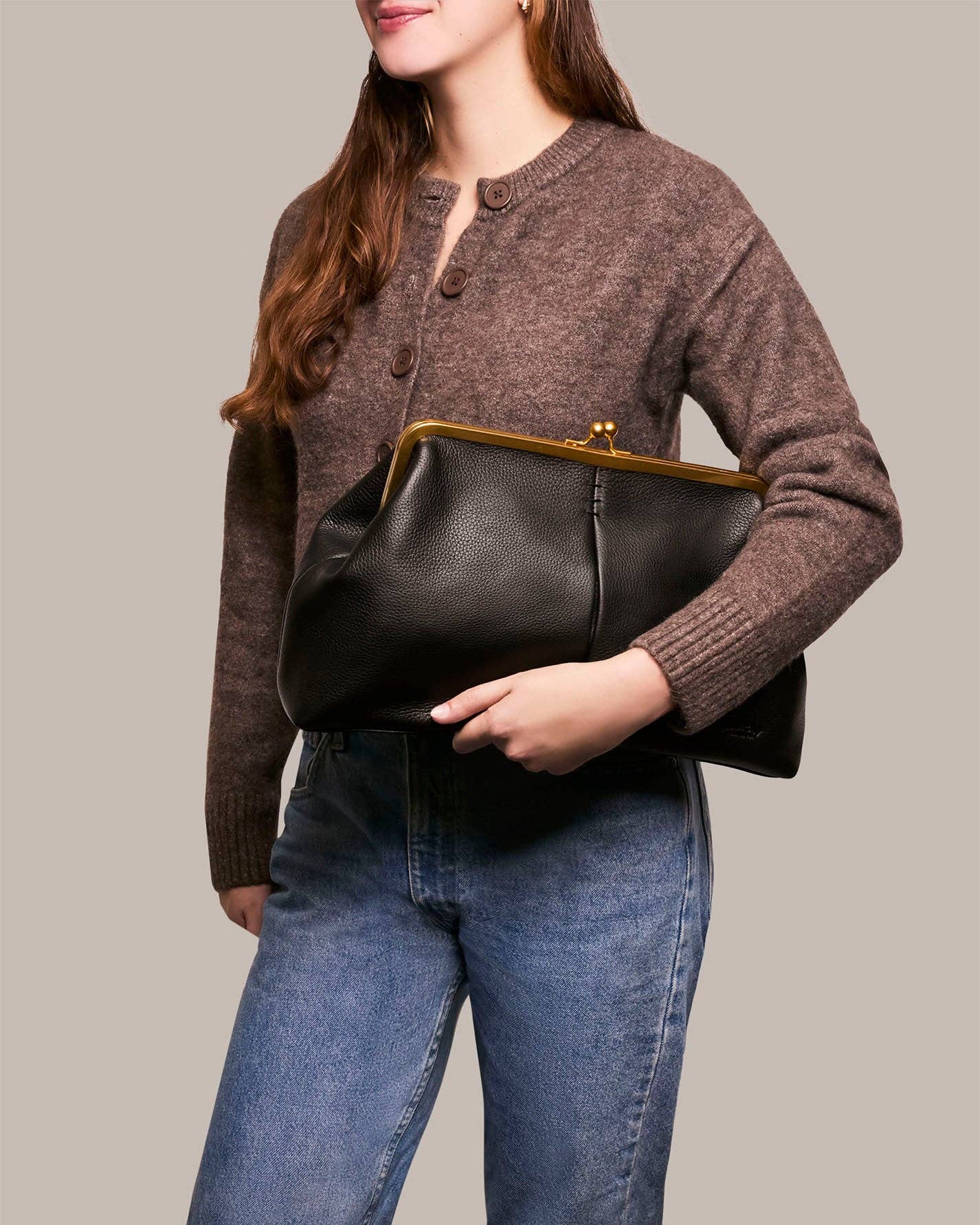 American Leather Co - Venta al por mayor Bolso de mano - Mujer - Cartera de Mano Sobredimensionada Grace4