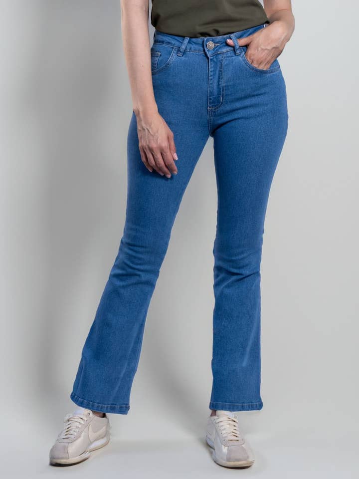 Blue Bell Boot Elastiska Jeans för wholesale av DANTE