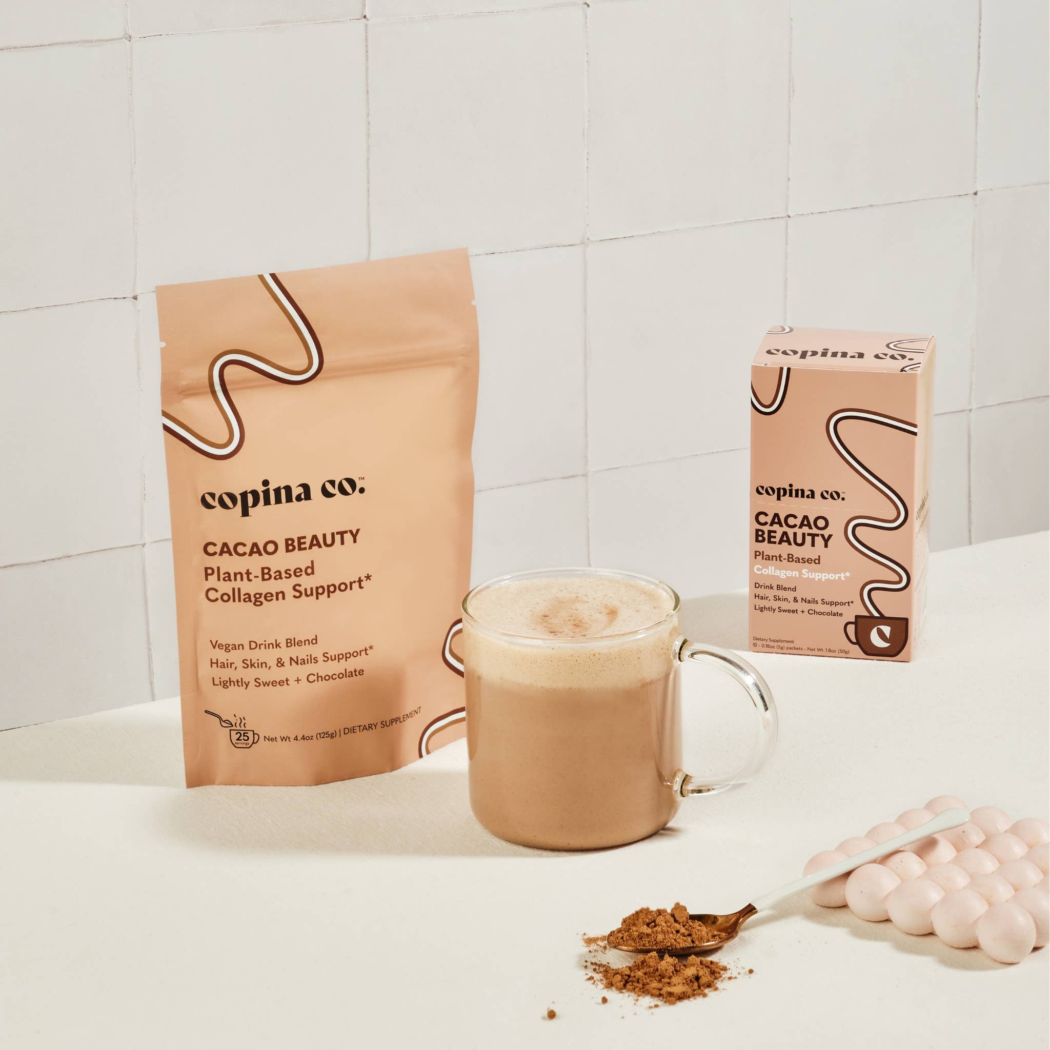 Copina Co. - Wholesale Hot Cocoa Mix/Kit - Cacao Beauty Vegan Collagen Boost Hot Cocoa Blend3