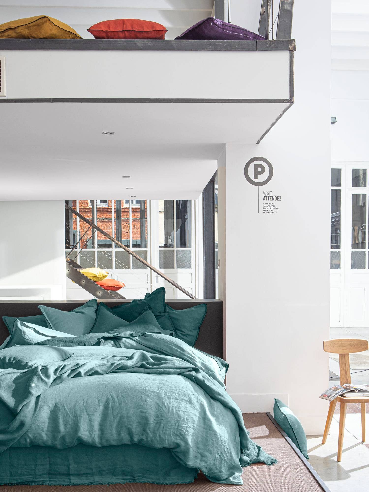 BATON ROUGE - Vente Housses de couette - DRAP HOUSSE 180X200CM 100% LIN LAVÉ14