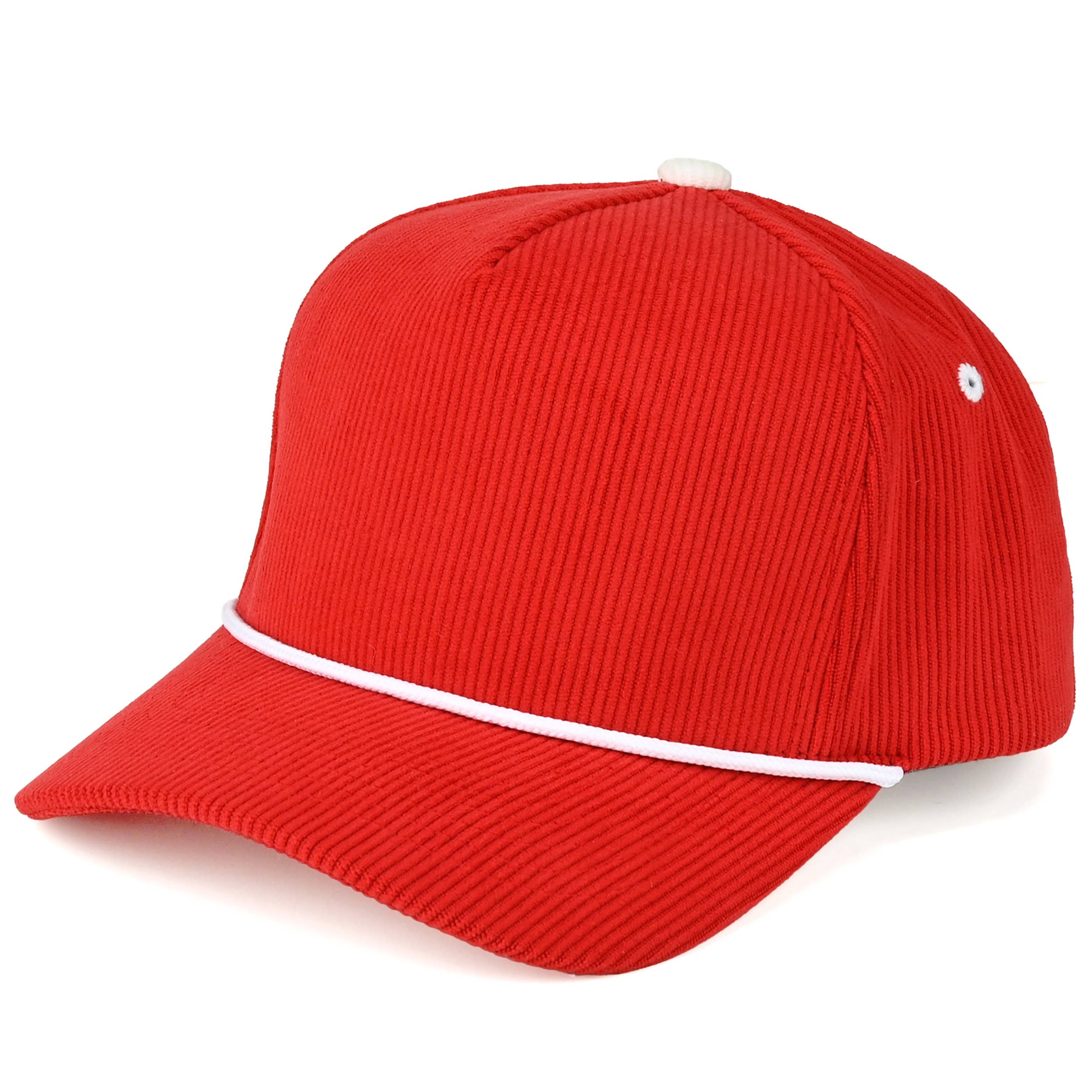 Hana - Wholesale Trucker Hat - Women's - C.C Solid Corduroy Snapback Trucker Cap with Rope6