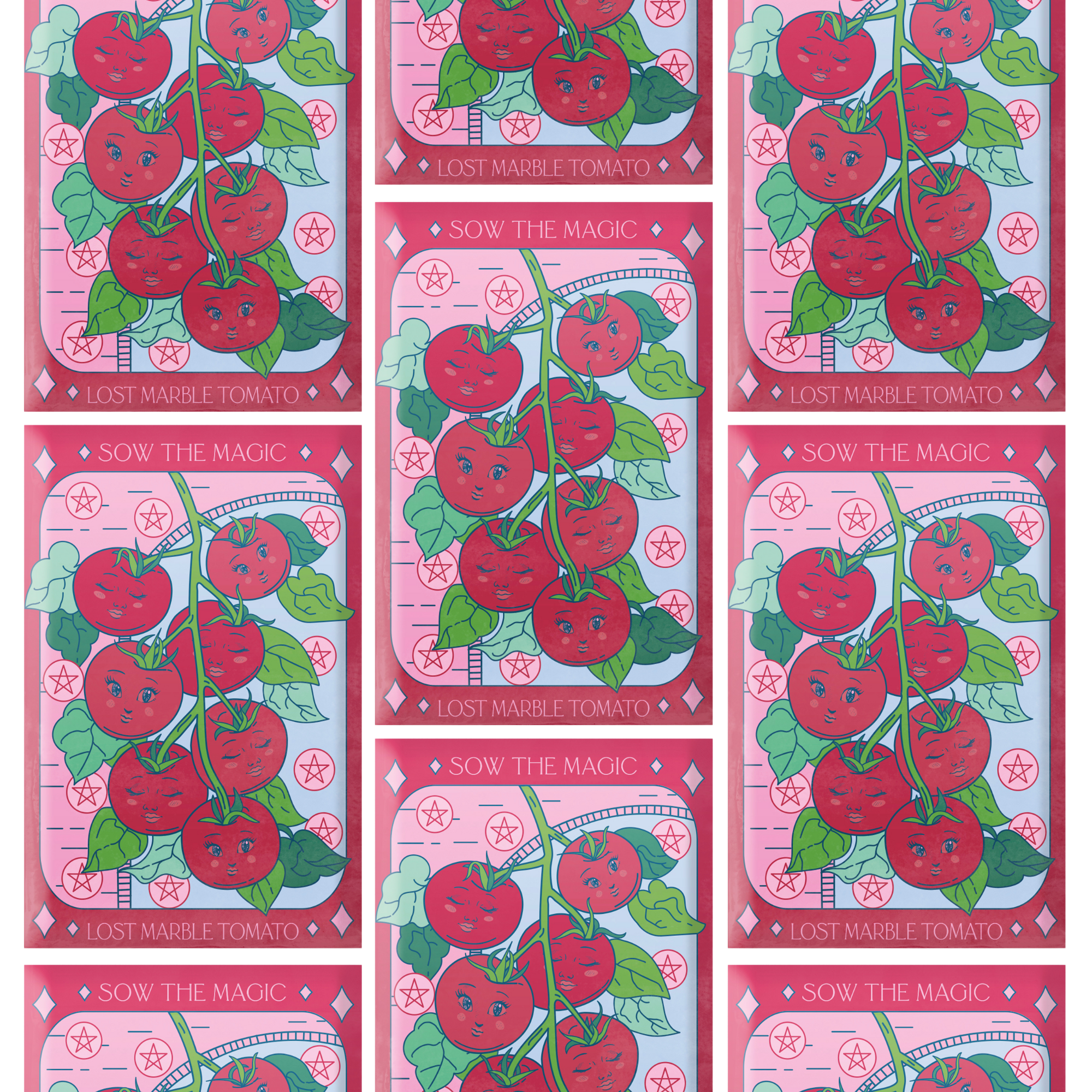 Sow the Magic – wholesale Frön – Förlorade Kulor Tomat Tarot Fröpaket2