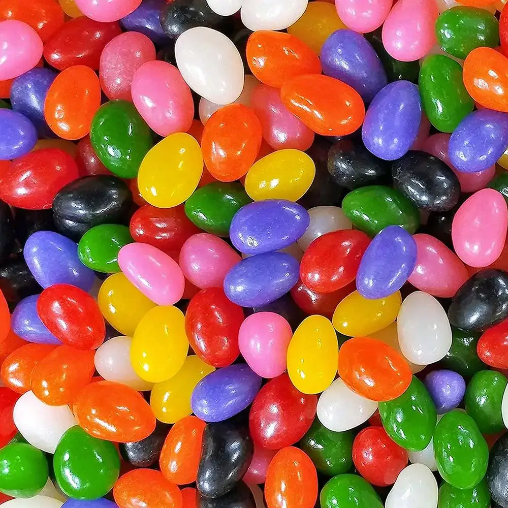 Just Candy - Vente Bonbons durs - Jelly Beans 12oz - Mélange Arc-en-ciel0
