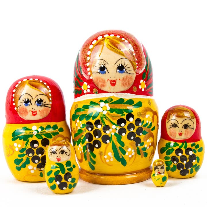 Black Rowan Babushka Nesting Doll Matryoshka 5pc. and other Purchase Wholesale unpainted nesting dolls. Free Returns & Net 60 Terms on Faire trending on Faire.