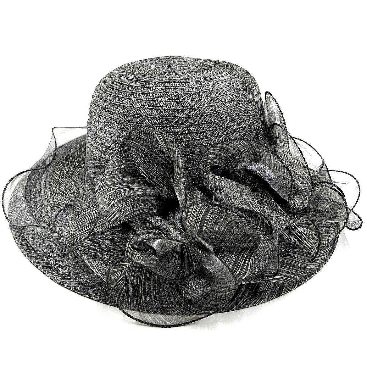 Diacly - Wholesale Fascinator Hat - Women's - Floral Organza Fascinator Millinery Hat1