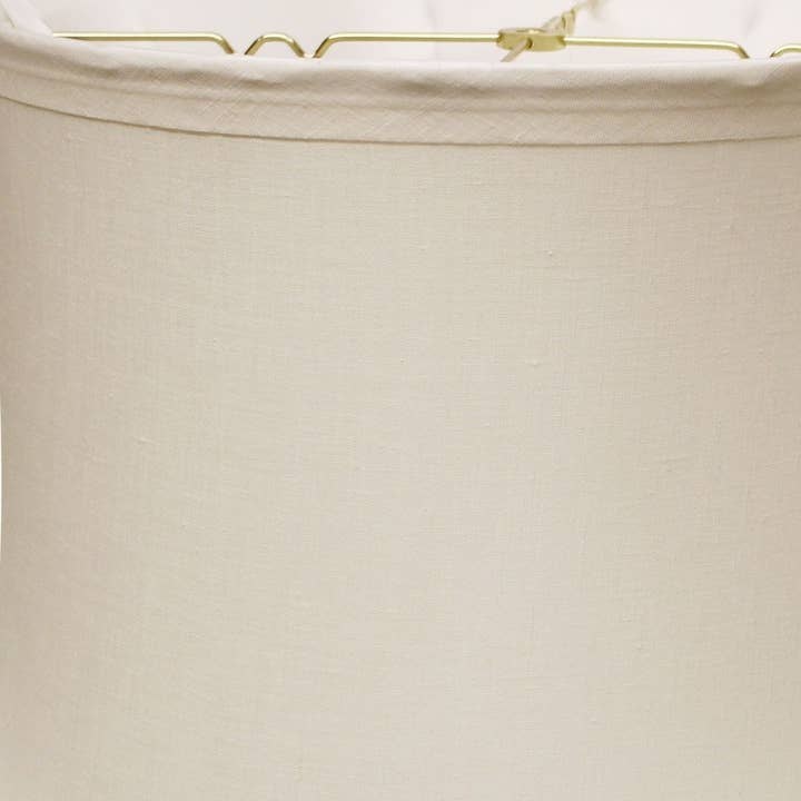 HomeRoots - Wholesale Lamp Shade - Snow Linen Drum Lamp Shade3