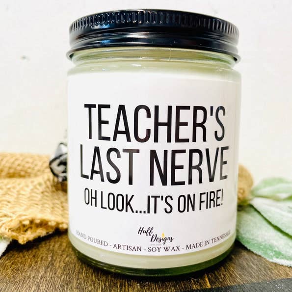 Teacher Gift, Favorite Teacher, Thank you Teacher for wholesale by Huff Designs Candle Co