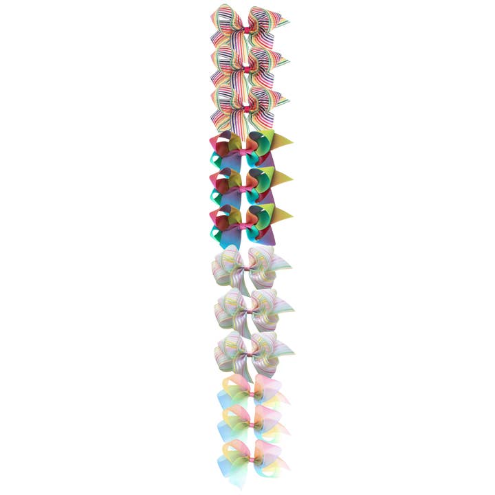 Specialty Rainbow Bows Strip for wholesale by Bows Arts