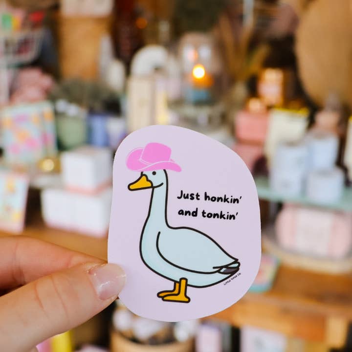 Little Viper Co - Wholesale Sticker - Just Honkin’ and Tonkin’ Sticker1