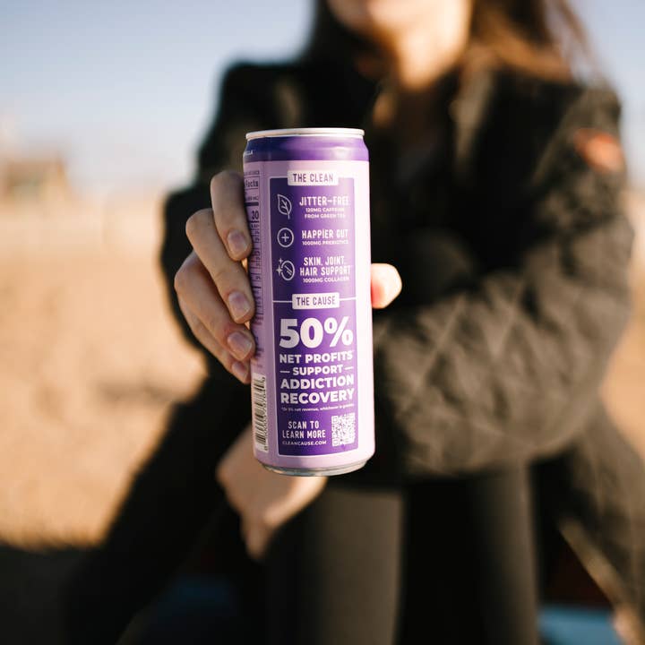 CLEAN Cause - Wholesale Iced Tea - Gut Health Prebiotic & Collagen Energy Drink Berry Vanilla