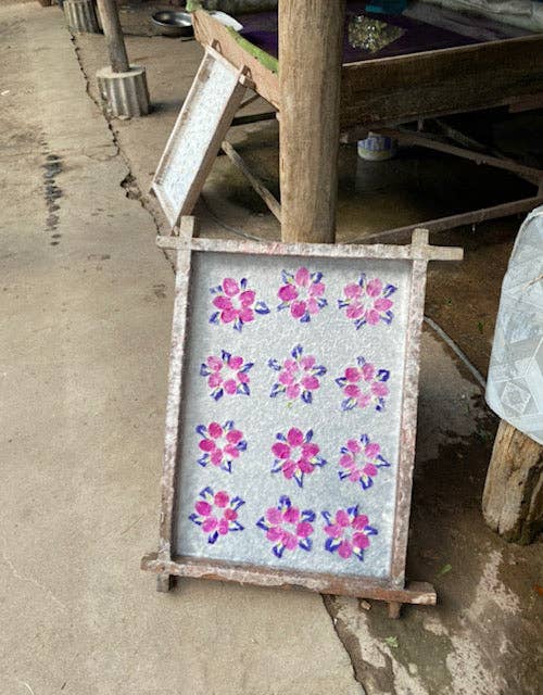 Wooven - Wholesale Stationery/Notecard Set - Mulberry Paper Notecards w/ Real Flowers3