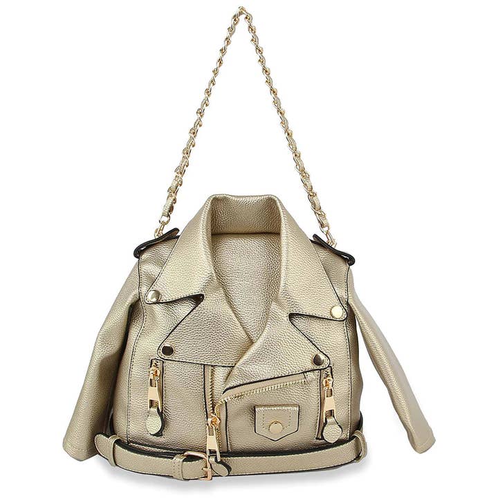 Petite Motorcycle Jacket Convertible Backpack for wholesale by Handbag Express